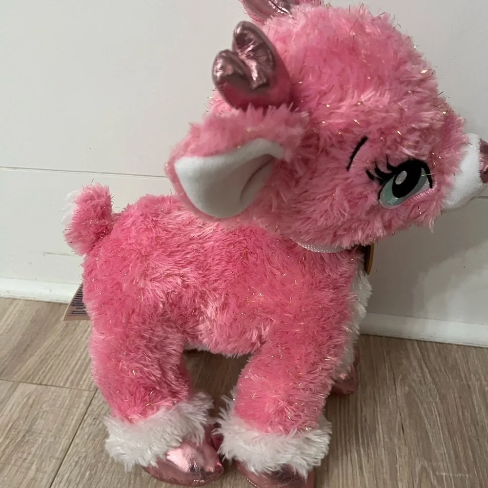 Build-A-Bear pink reindeer